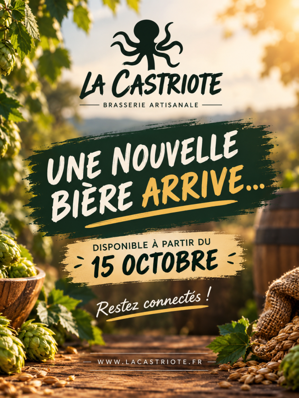 Nouvelle Bière à partir du 15 octobre !